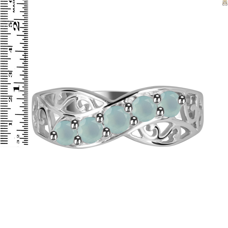 Blue Chalcedony Ring BLX-RDR-462.