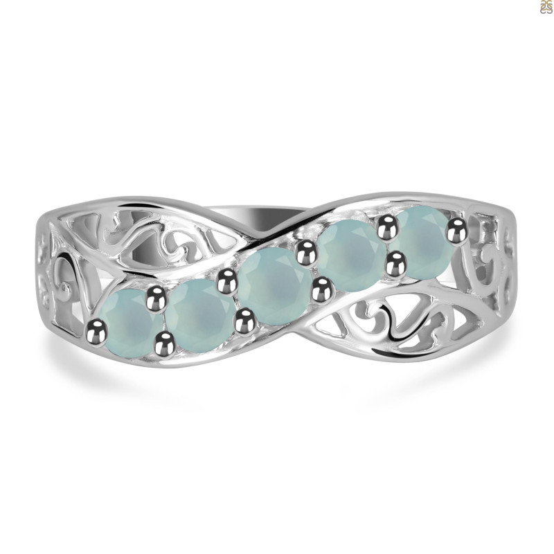 Blue Chalcedony Ring BLX-RDR-462.