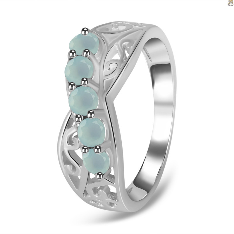 Blue Chalcedony Ring BLX-RDR-462.
