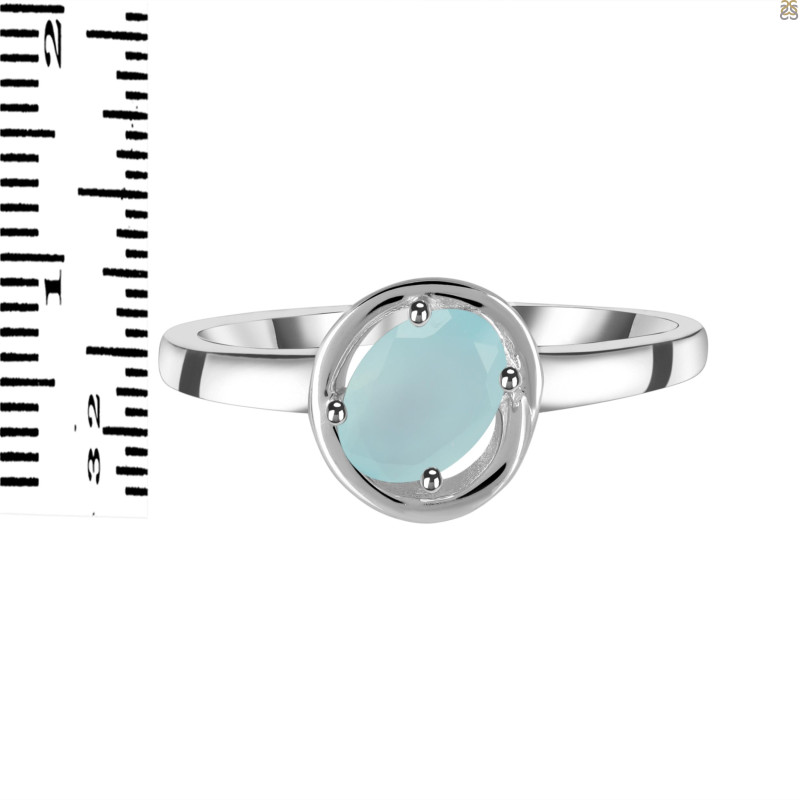 Blue Chalcedony Ring BLX-RDR-468.