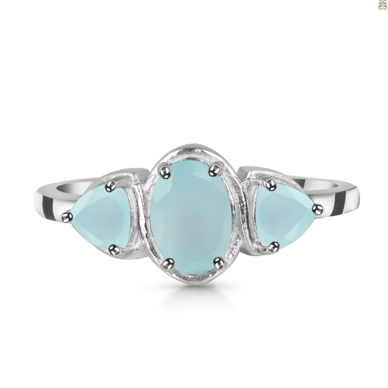 Blue Chalcedony Ring BLX-RDR-469.
