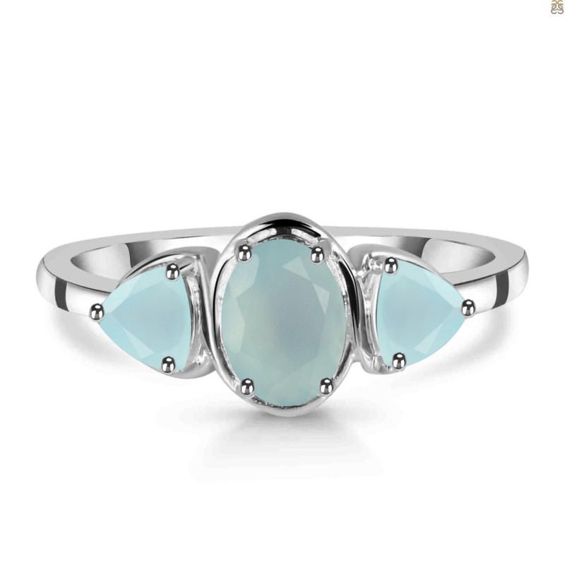Blue Chalcedony Ring BLX-RDR-469.