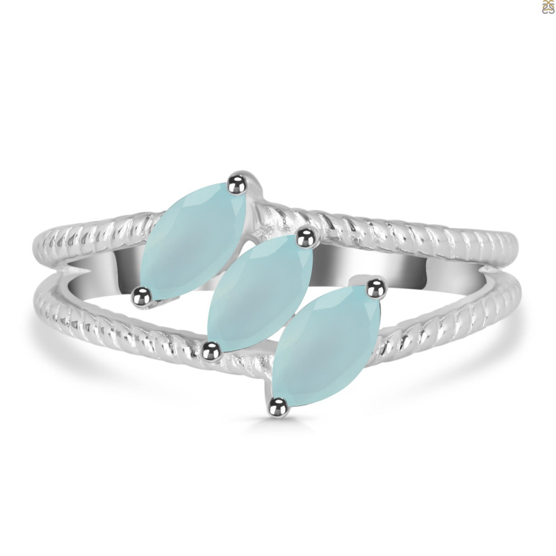 Blue Chalcedony Ring BLX-RDR-473.