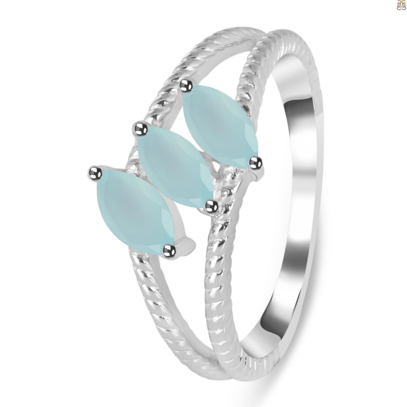 Blue Chalcedony Ring BLX-RDR-473.