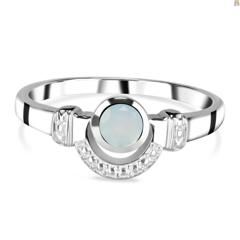 Blue Chalcedony Ring BLX-RDR-7.