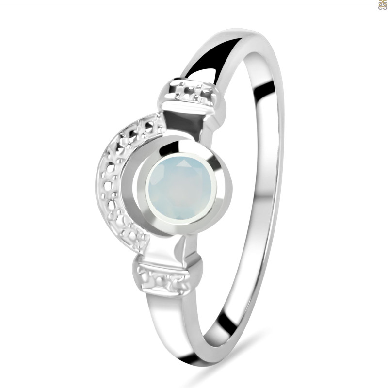 Blue Chalcedony Ring BLX-RDR-7.