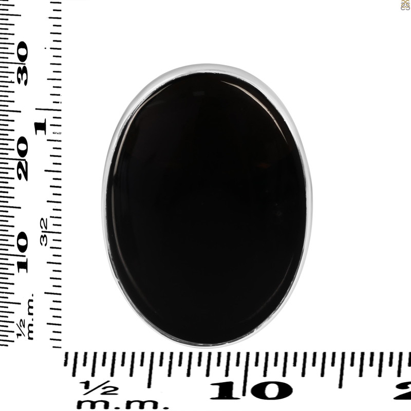 Black Onyx Adjustable Ring-ADJ-R BOX-2-20