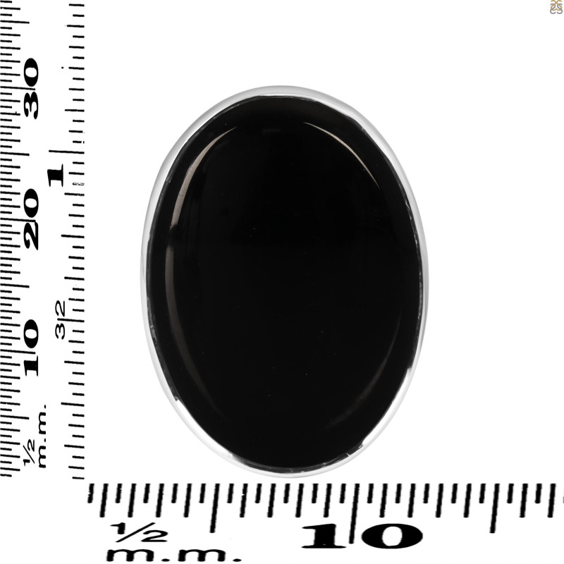 Black Onyx Adjustable Ring-ADJ-R BOX-2-29