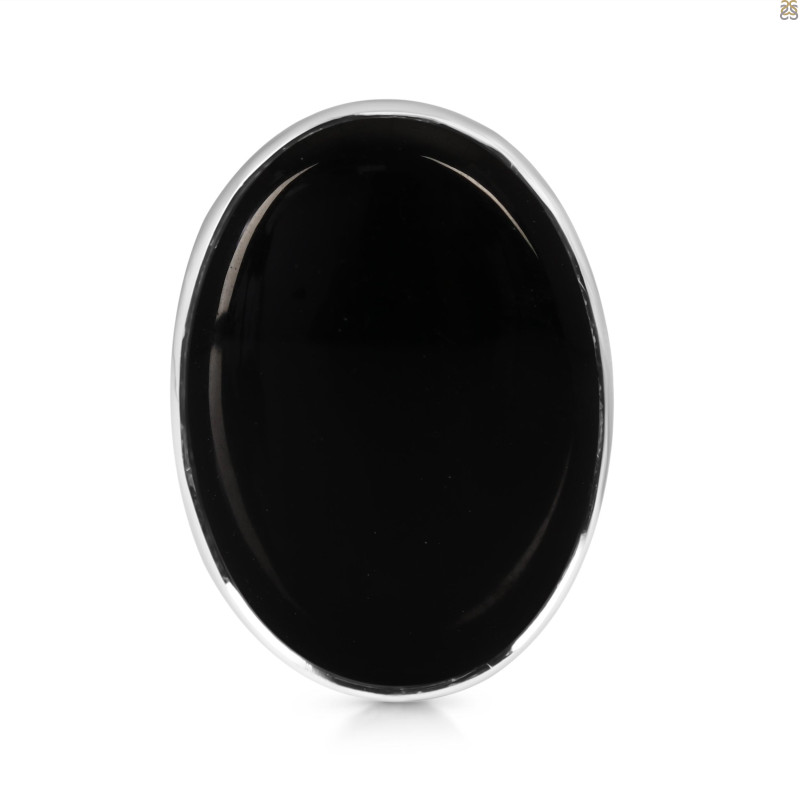 Black Onyx Adjustable Ring-ADJ-R BOX-2-29