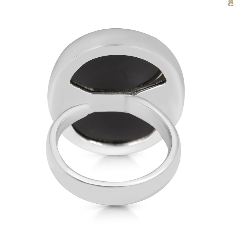 Black Onyx Adjustable Ring-ADJ-R BOX-2-29