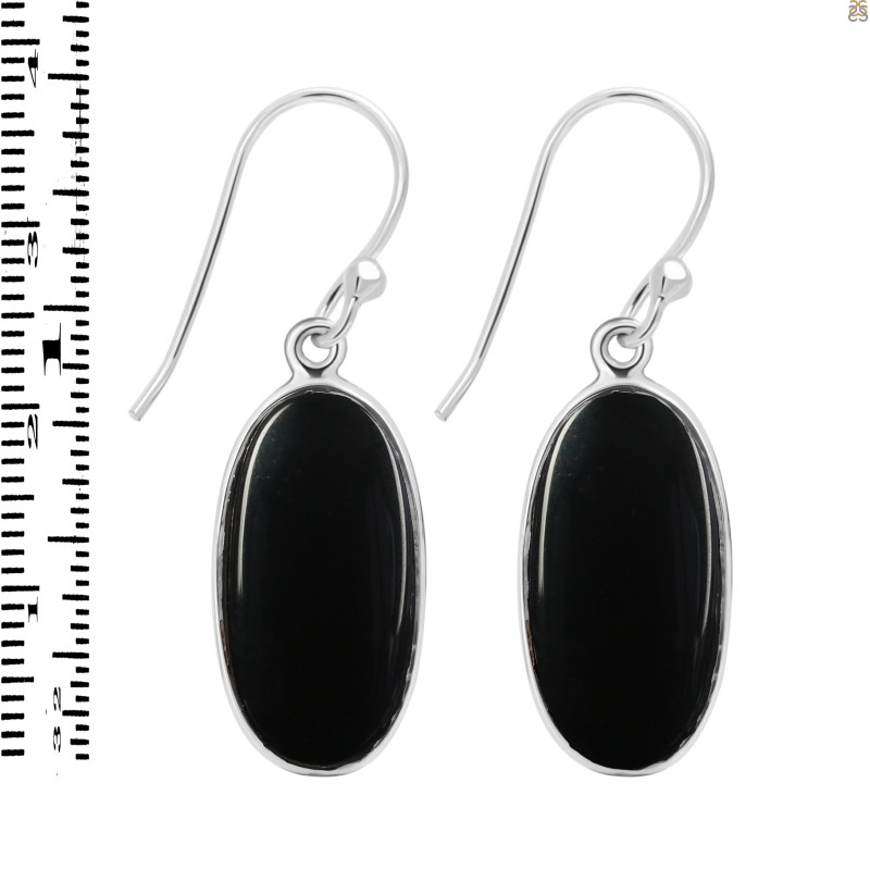Black Onyx Earring-E BOX-3-25