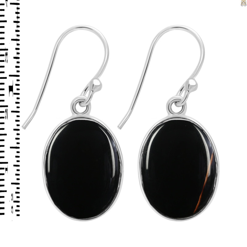 Black Onyx Earring-E BOX-3-30