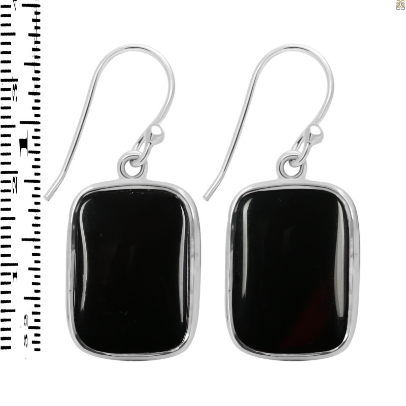 Black Onyx Earring-E BOX-3-34