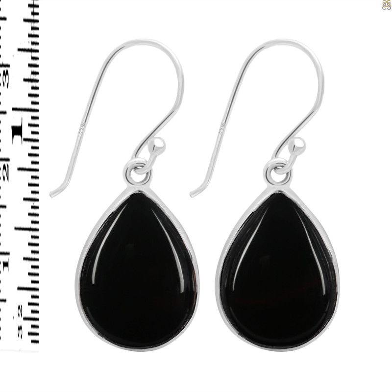 Black Onyx Earring-E BOX-3-49