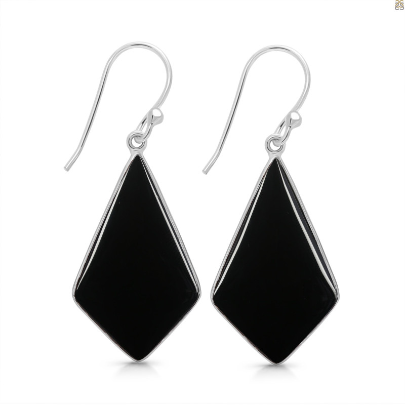 Black Onyx Earring-E BOX-3-57