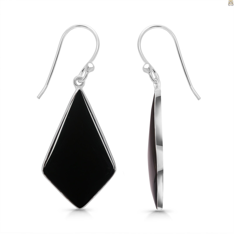 Black Onyx Earring-E BOX-3-57