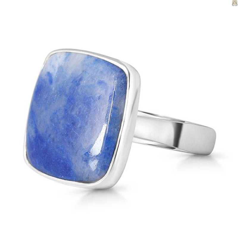 Blue Quartz Adjustable Ring-ADJ-R BQZ-2-11