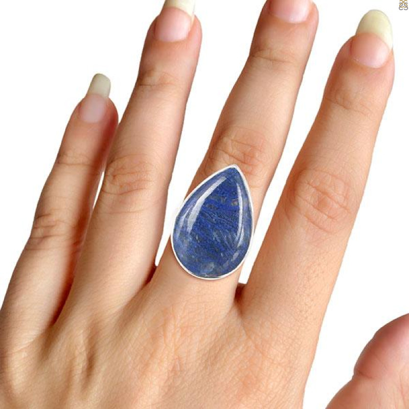 Blue Quartz Adjustable Ring-ADJ-R BQZ-2-23