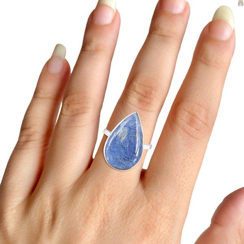 Blue Quartz Adjustable Ring-ADJ-R BQZ-2-25