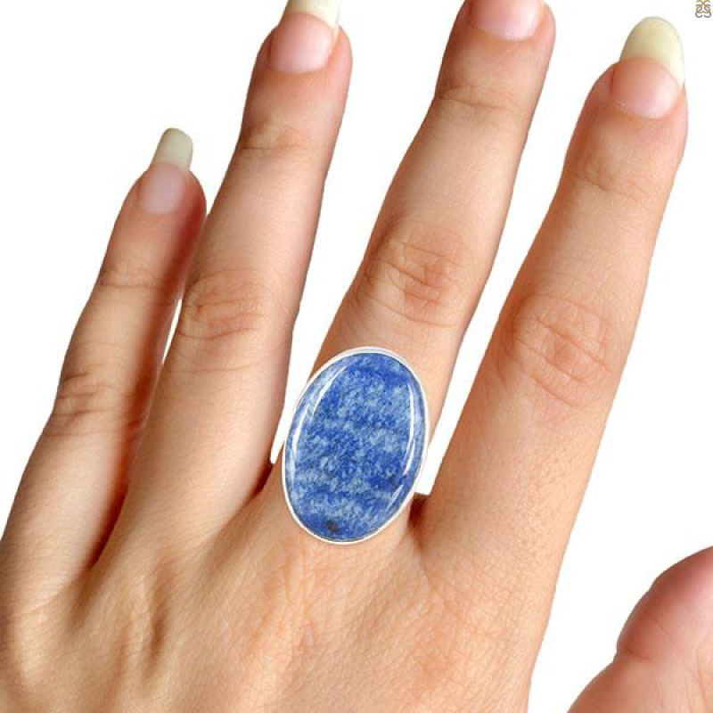 Blue Quartz Adjustable Ring-ADJ-R BQZ-2-27