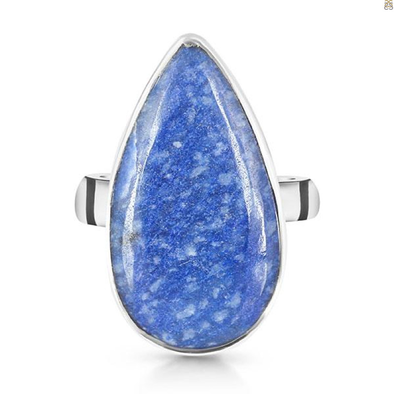 Blue Quartz Adjustable Ring-ADJ-R BQZ-2-28