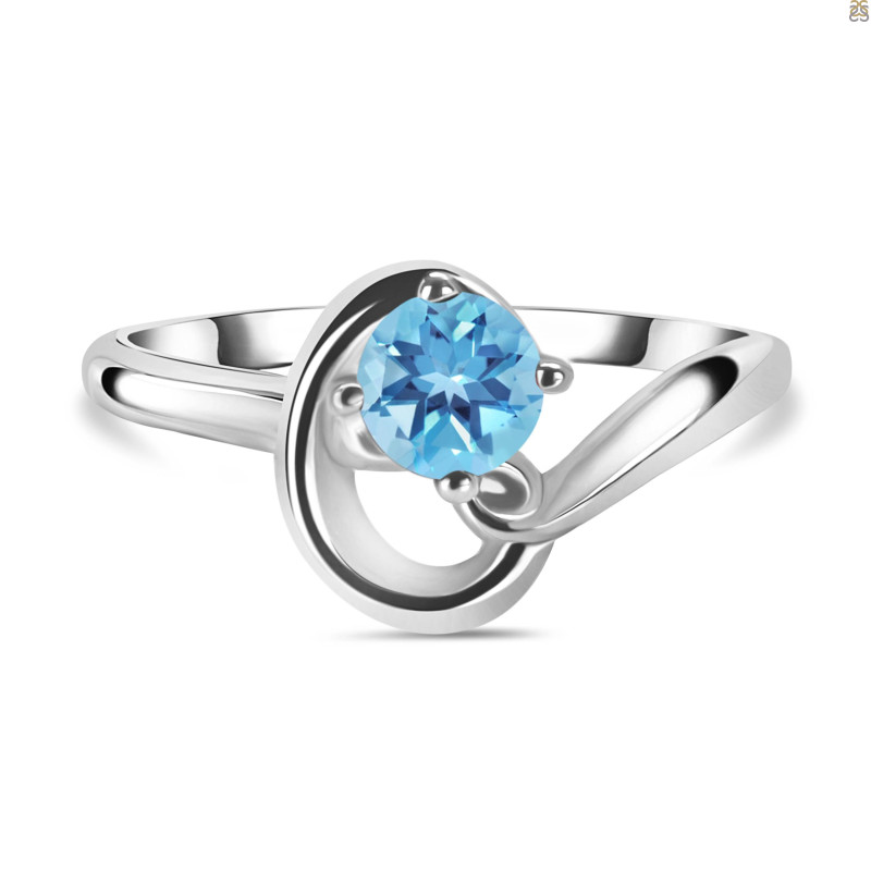Blue Topaz Ring BTZ-RDR-15.