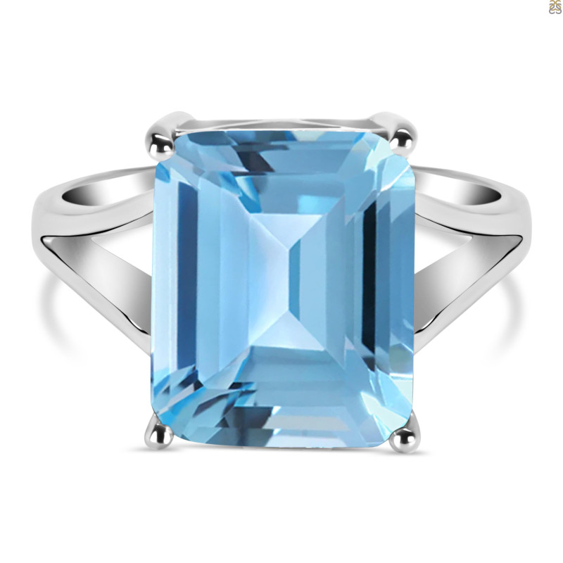 Blue Topaz Ring BTZ-RDR-2118.