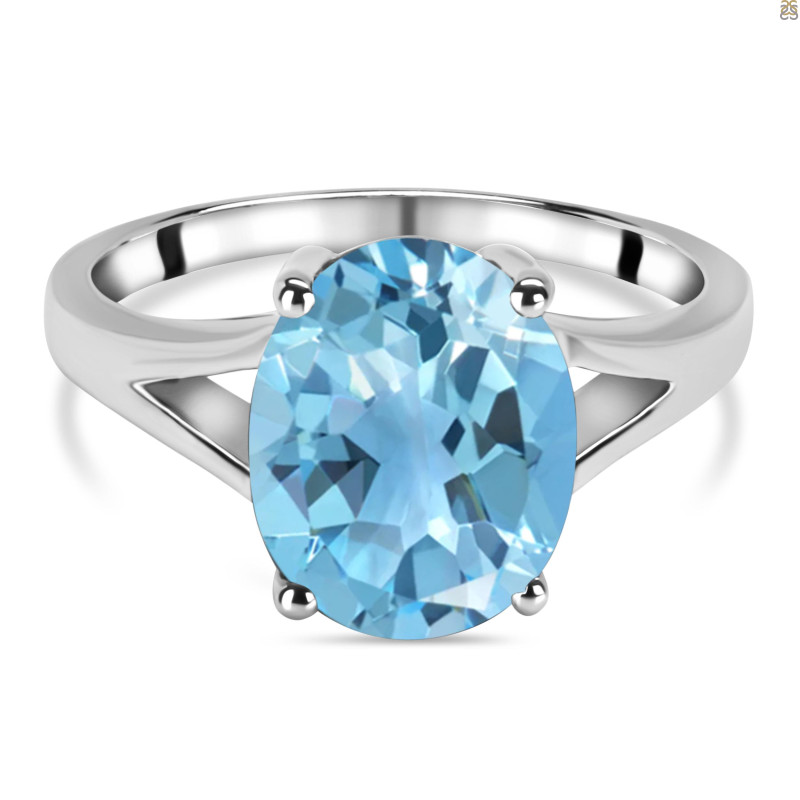 Blue Topaz Ring BTZ-RDR-2120.