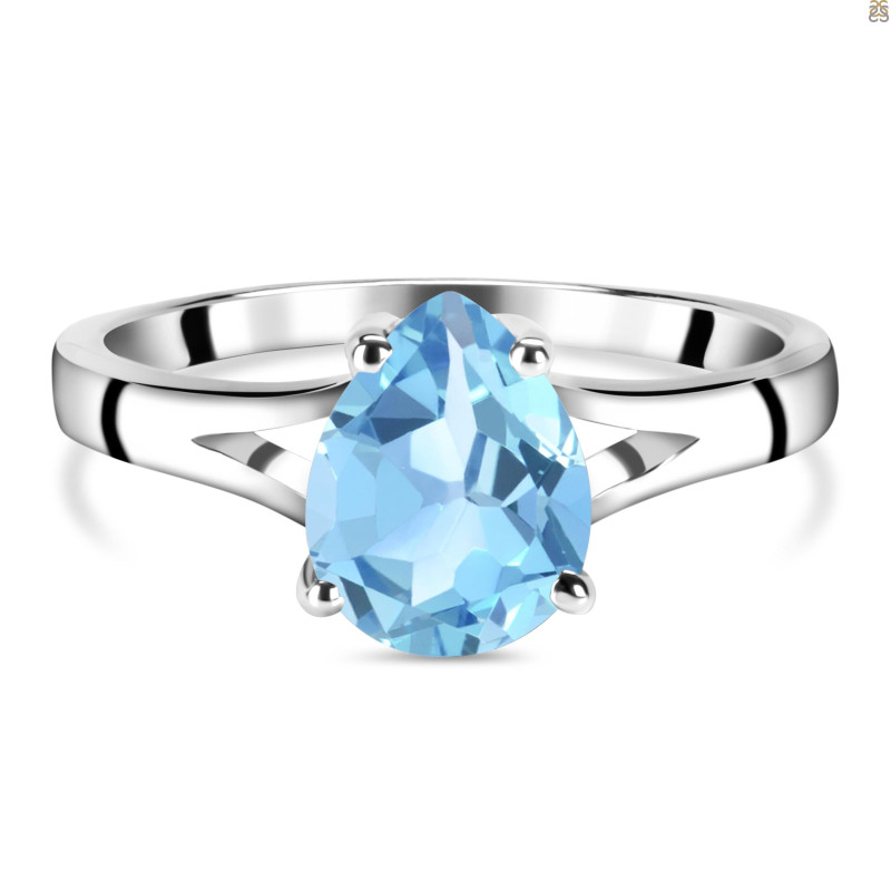 Blue Topaz Ring BTZ-RDR-2122.