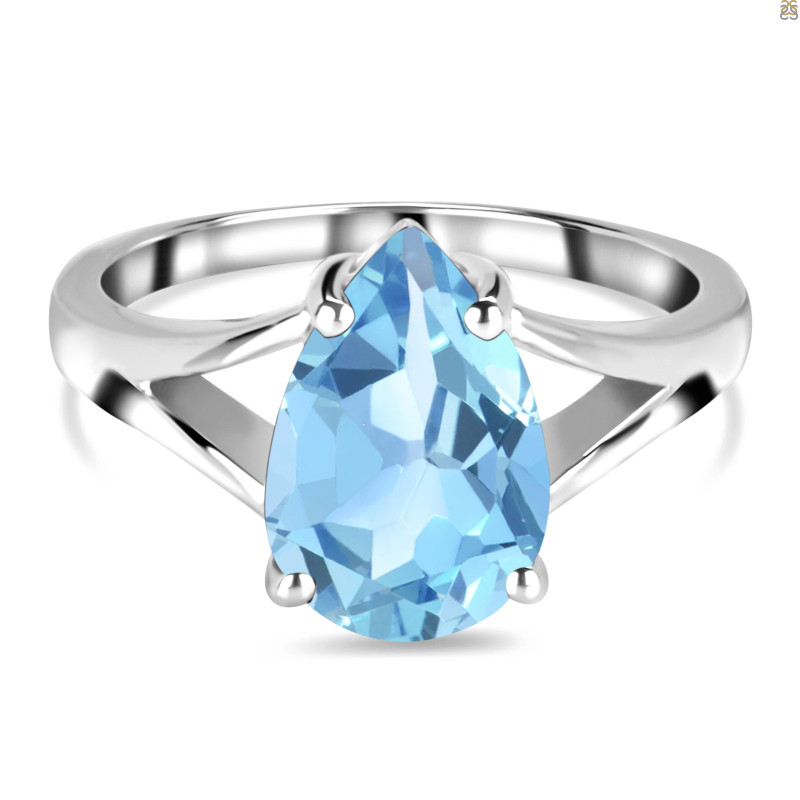 Blue Topaz Ring BTZ-RDR-2123.