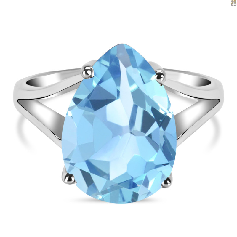Blue Topaz Ring BTZ-RDR-2124.
