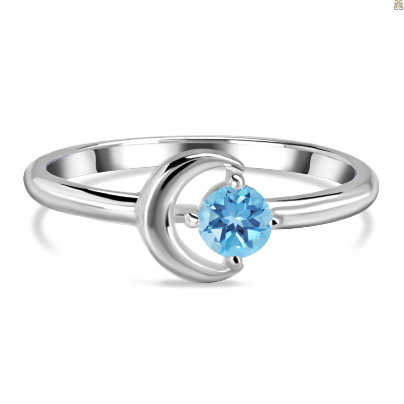Blue Topaz Ring BTZ-RDR-2188.