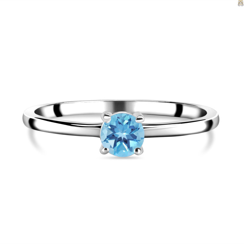 Blue Topaz Ring BTZ-RDR-235.