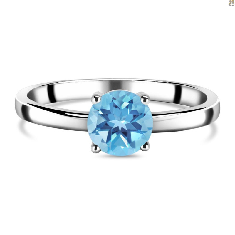 Blue Topaz Ring BTZ-RDR-236.