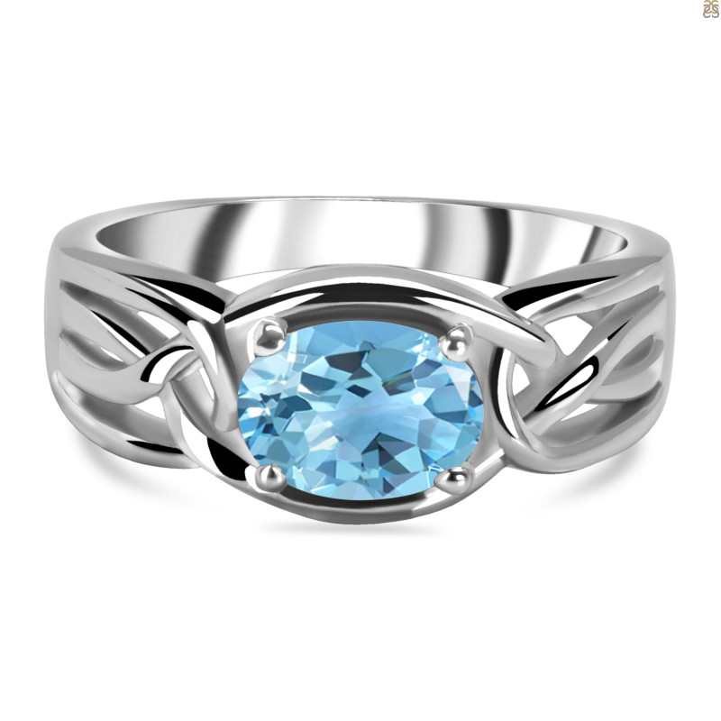Blue Topaz Ring BTZ-RDR-24.