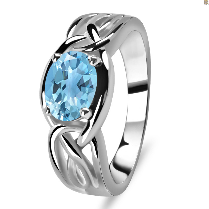 Blue Topaz Ring BTZ-RDR-24.