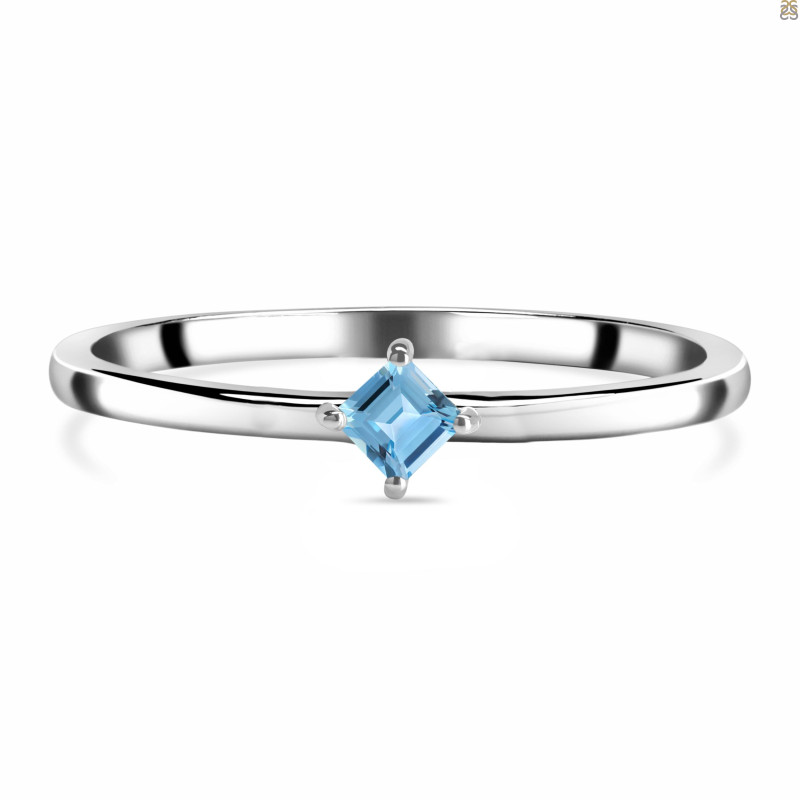 Blue Topaz Ring BTZ-RDR-2461.