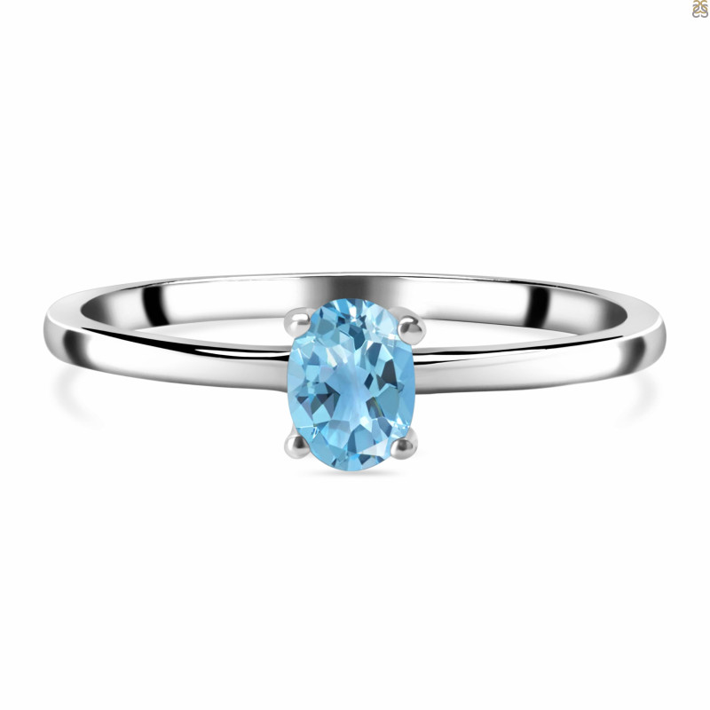Blue Topaz Ring BTZ-RDR-2508.