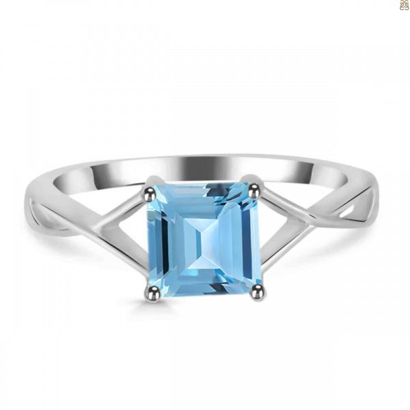 Blue Topaz Ring BTZ-RDR-361.