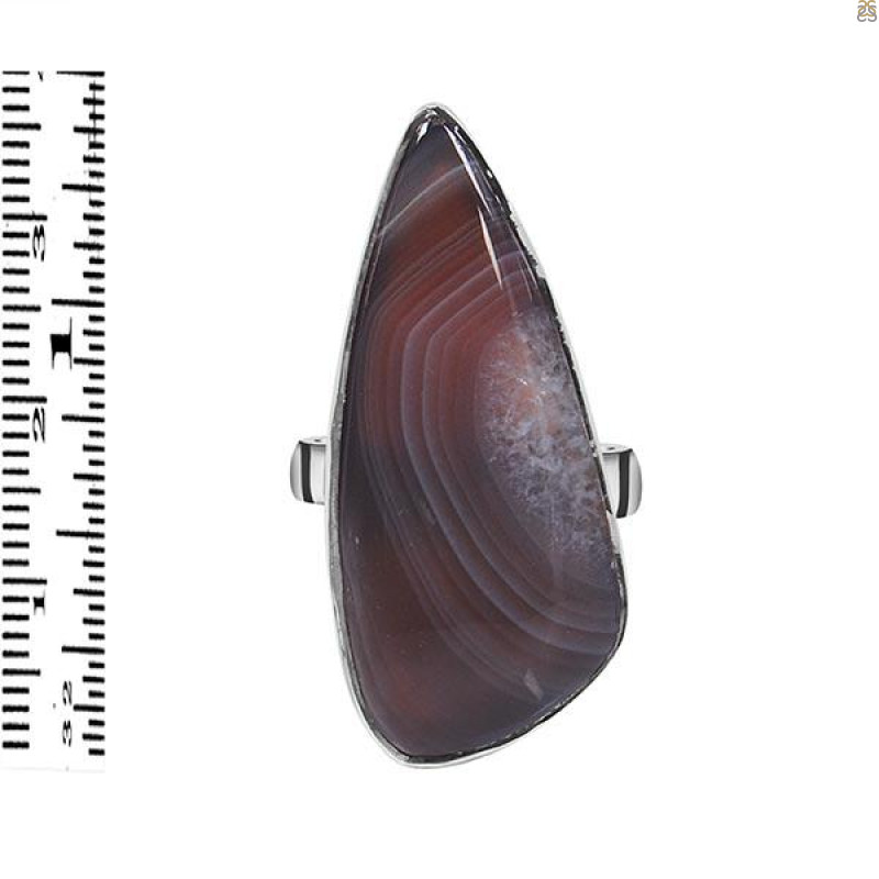 Botswana Agate Adjustable Ring-ADJ-R BWA-2-103