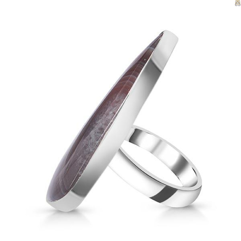 Botswana Agate Adjustable Ring-ADJ-R BWA-2-103