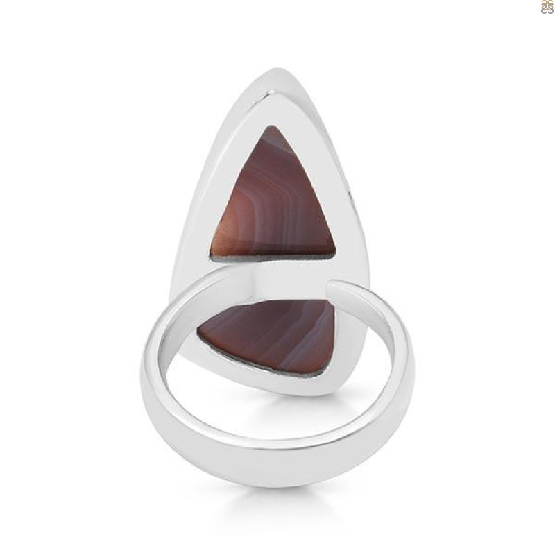 Botswana Agate Adjustable Ring-ADJ-R BWA-2-103