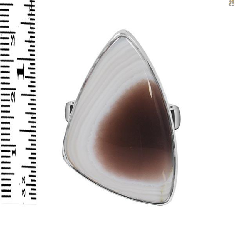 Botswana Agate Adjustable Ring-ADJ-R BWA-2-125