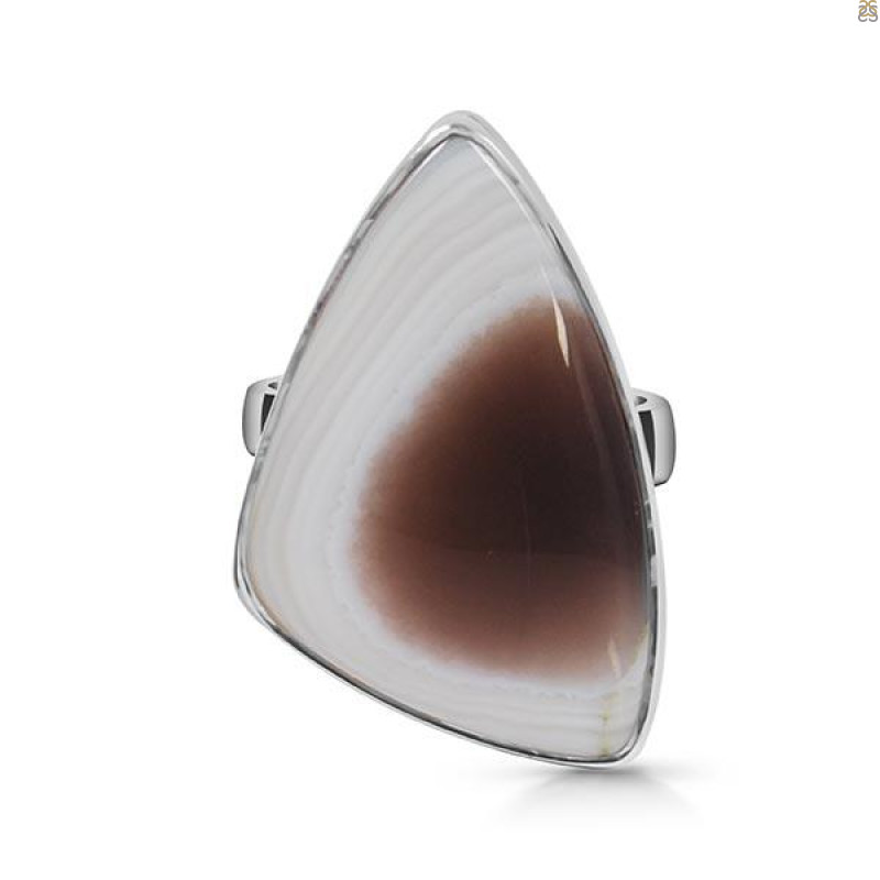 Botswana Agate Adjustable Ring-ADJ-R BWA-2-125