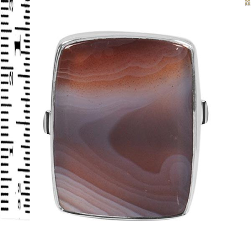 Botswana Agate Adjustable Ring-ADJ-R BWA-2-132
