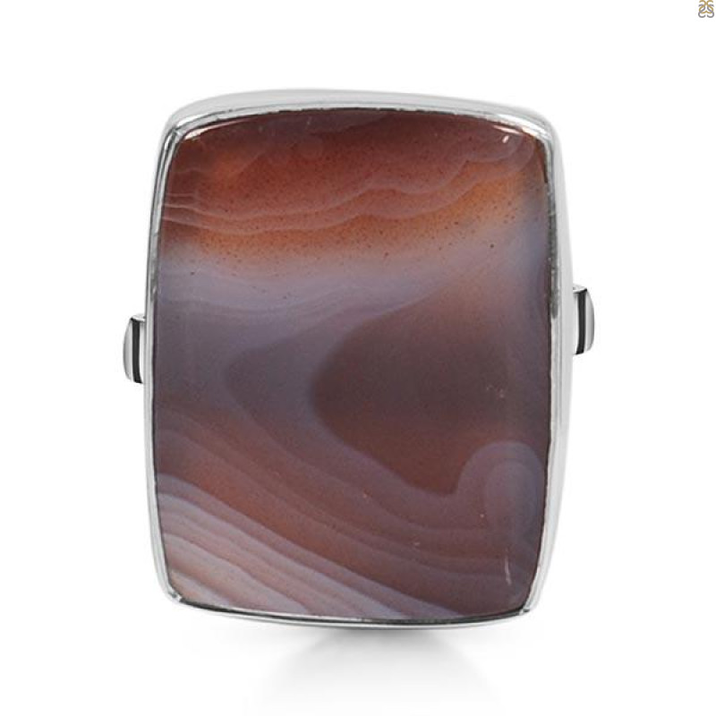 Botswana Agate Adjustable Ring-ADJ-R BWA-2-132