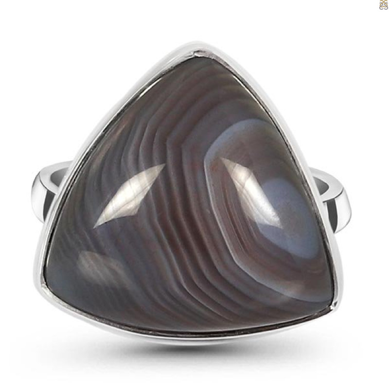 Botswana Agate Ring-R BWA-2-56