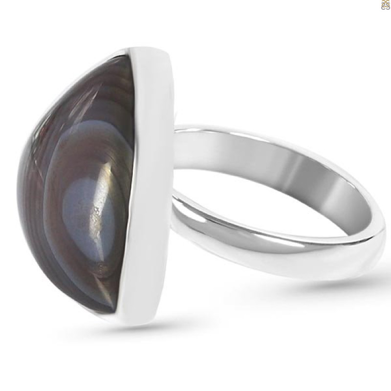 Botswana Agate Ring-R BWA-2-56