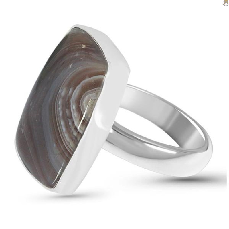 Botswana Agate Ring-R BWA-2-61