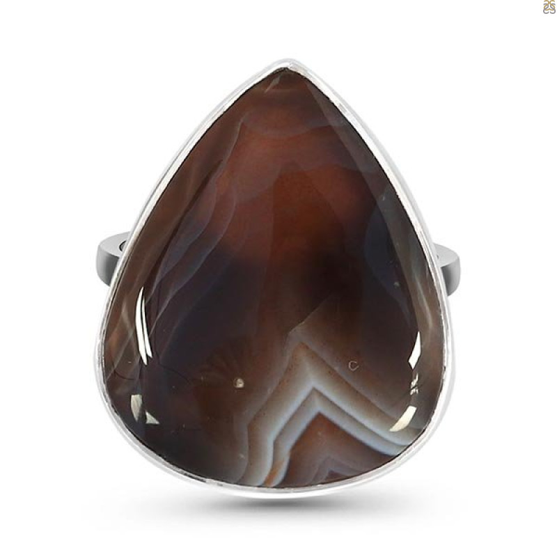 Botswana Agate Ring-R BWA-2-62